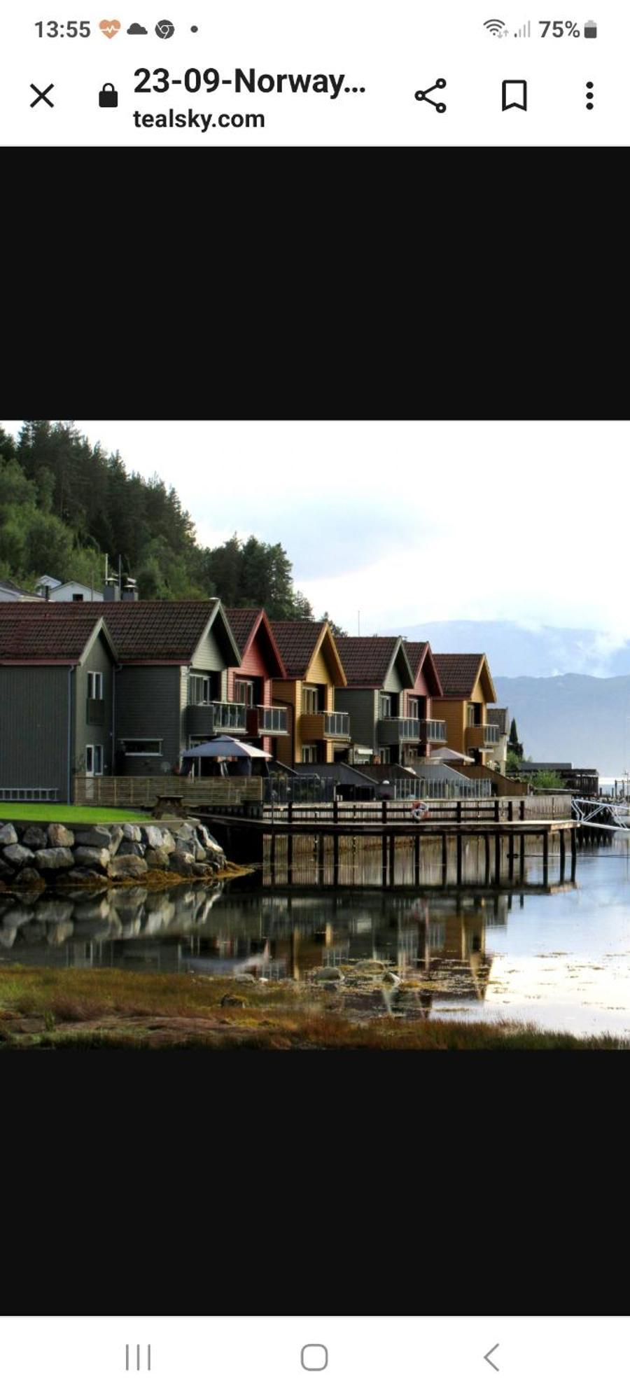 Nedre Amla Fjord Apartment Kaupanger Buitenkant foto